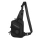 Sling Pistol Bag Hex with velcro Black, Versatile, covert urban carry engineered for quick access and everyday durability